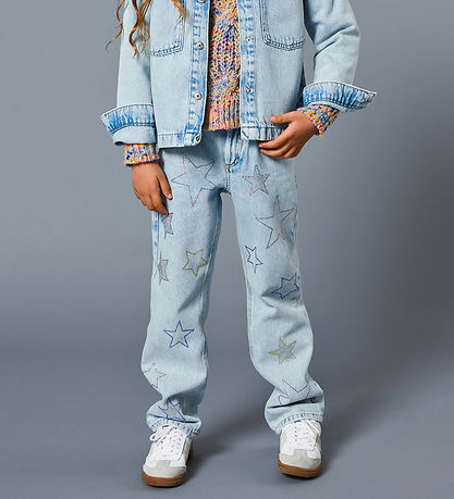 Kids Only Bukser - KogCarly - Light Blue Denim