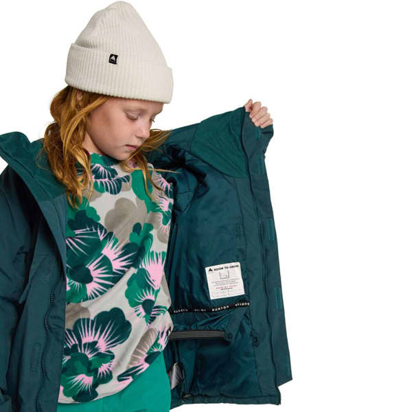 Veste snowboard BURTON KD ASCUTNEY JACKET DEEP EMERALD
