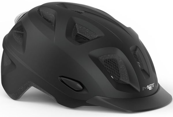 MET Mobilite LED Cykelhjelm, Black/Matt
