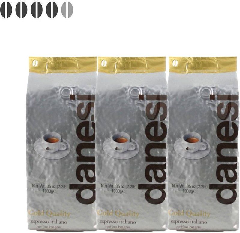Danesi - Oro - Koffiebonen - 3kg - 100% Arabica - Medium gebrand