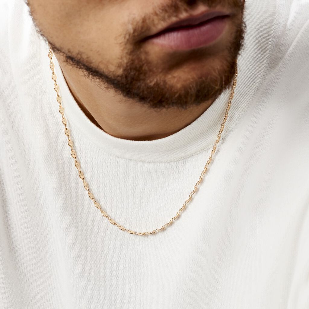 Collier Plaqué Or Jaune William