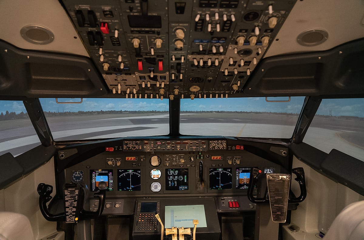Flugsimulator Frankfurt a. M.: Fliege die Boeing 737