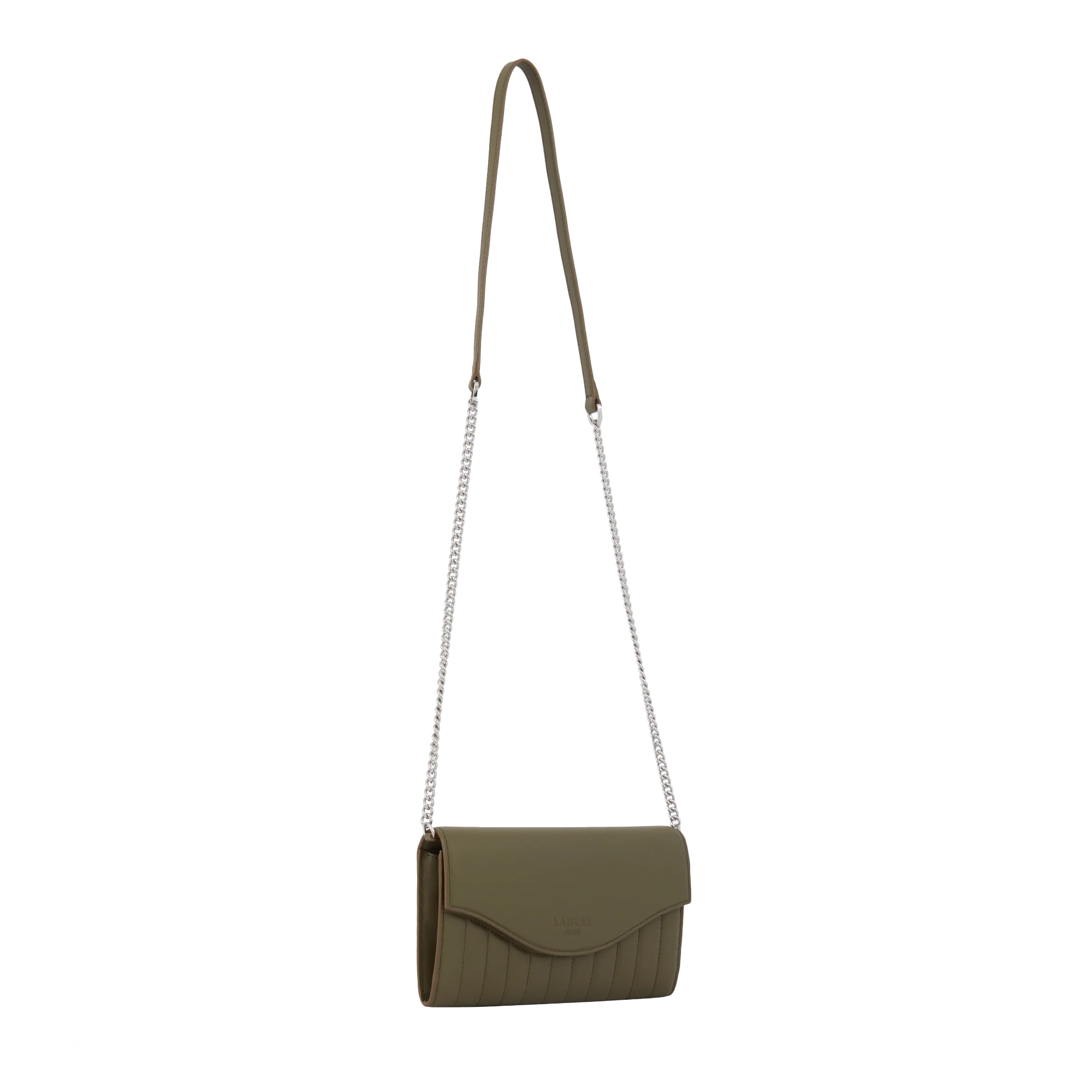 Portefeuille chaîne Rodeo de Lancel-Kaki Fonce