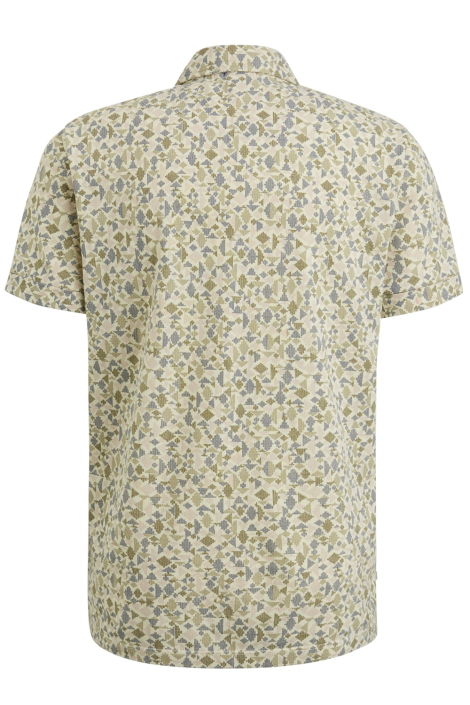 Cast Iron beige heren polo