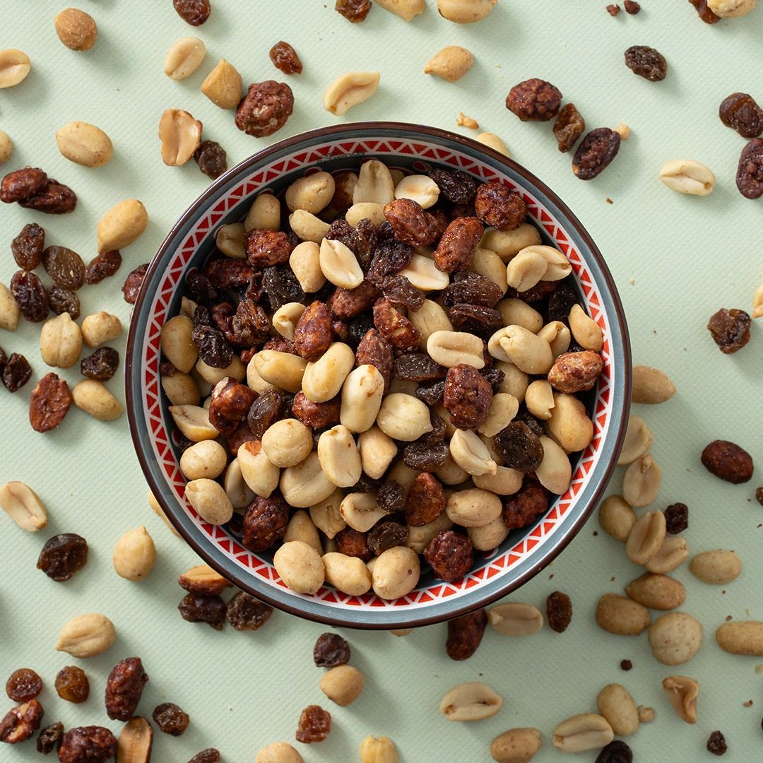 Snackmix pinda & rozijn