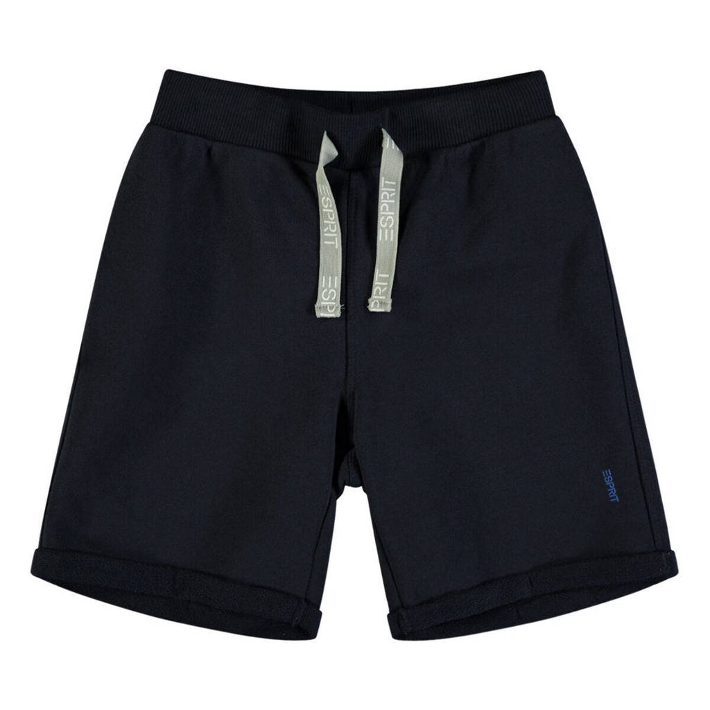 ESPRIT sweatshort- set van 2 donkerblauw/aqua
