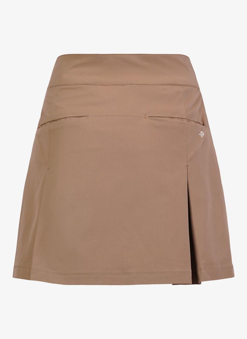 Pelle P Sport Pleat Skort Womens Toffee