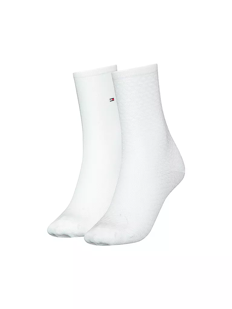 TOMMY HILFIGER Socken 2-er Pkg. white weiss