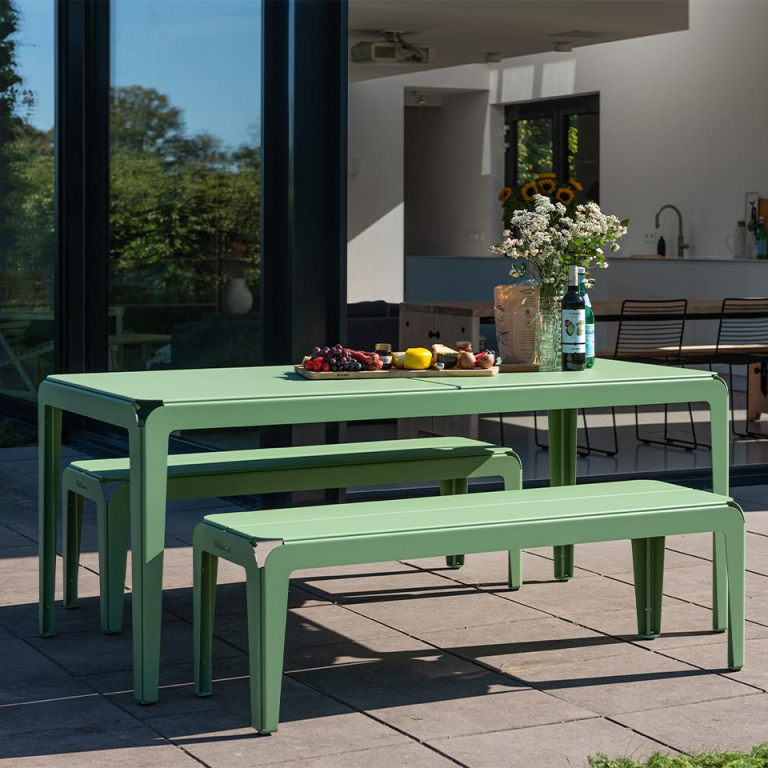 Weltevree Bended tuinbank Pale Green