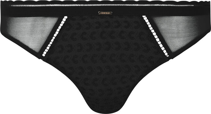 Chantelle Monogram Revealing Brief Black