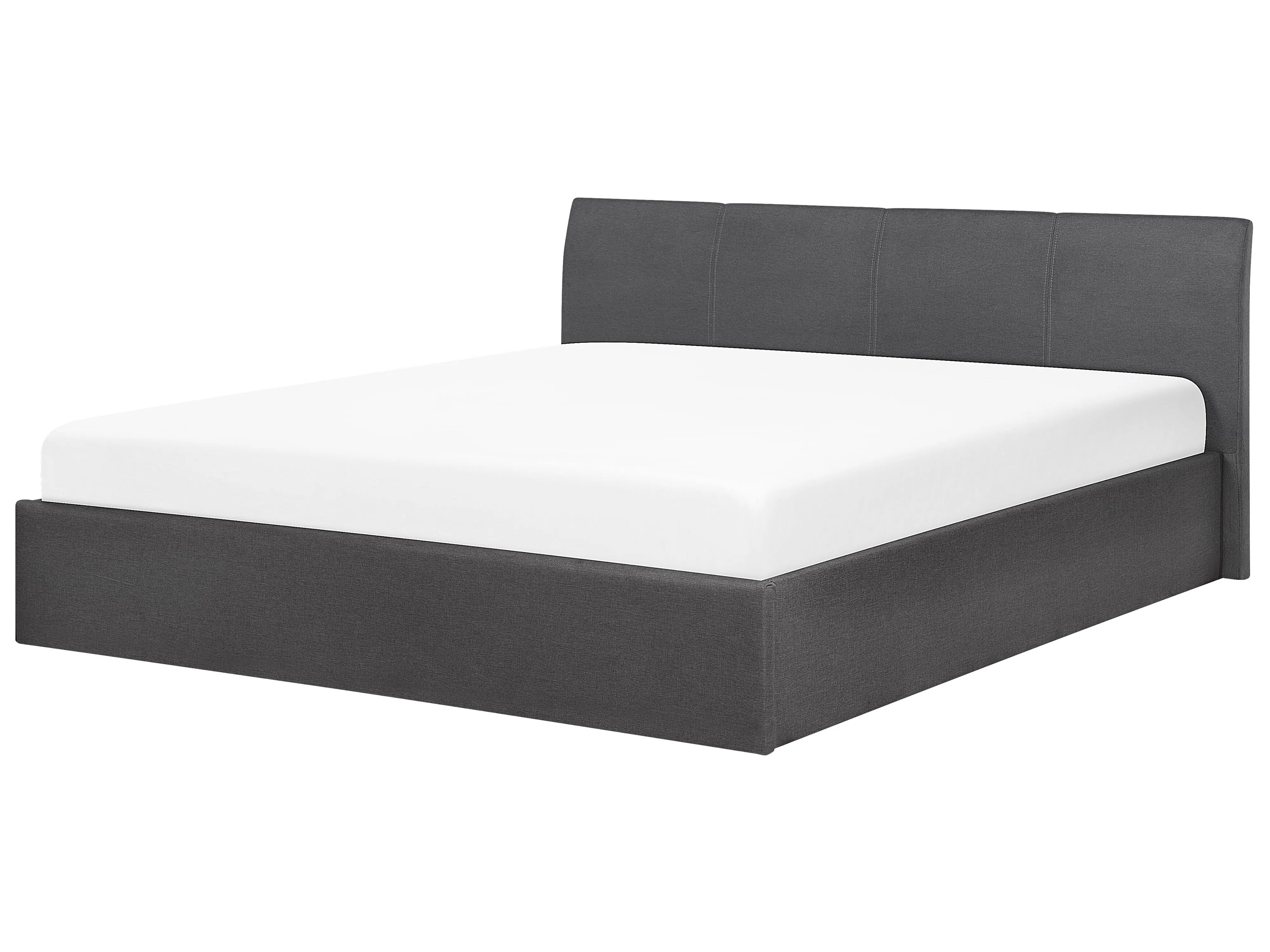 Bed met opbergruimte Stof ORBEY 180 x 200 cm Grijs