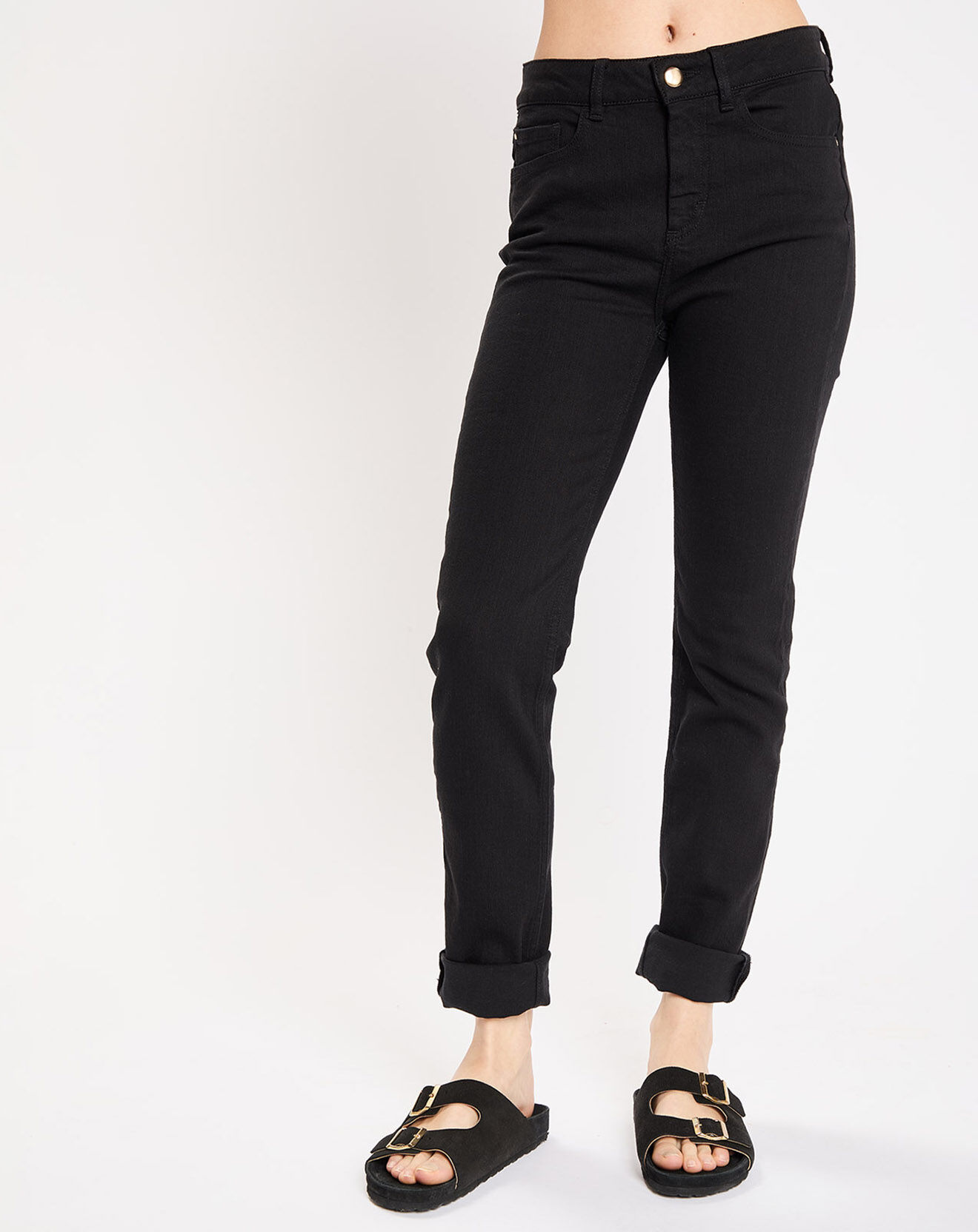 Jodhpur Jean Bmock droit brut noir