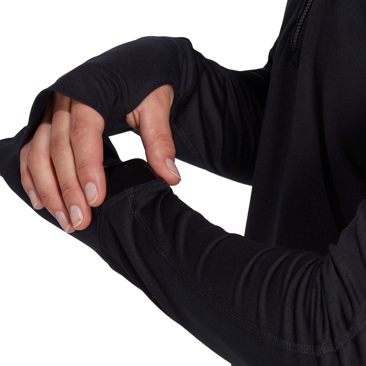 adidas Fast 1/2 Zip Løbetrøje Dame