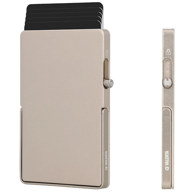 Valenta Cardprotector Magsafe Stand Natural Titanium