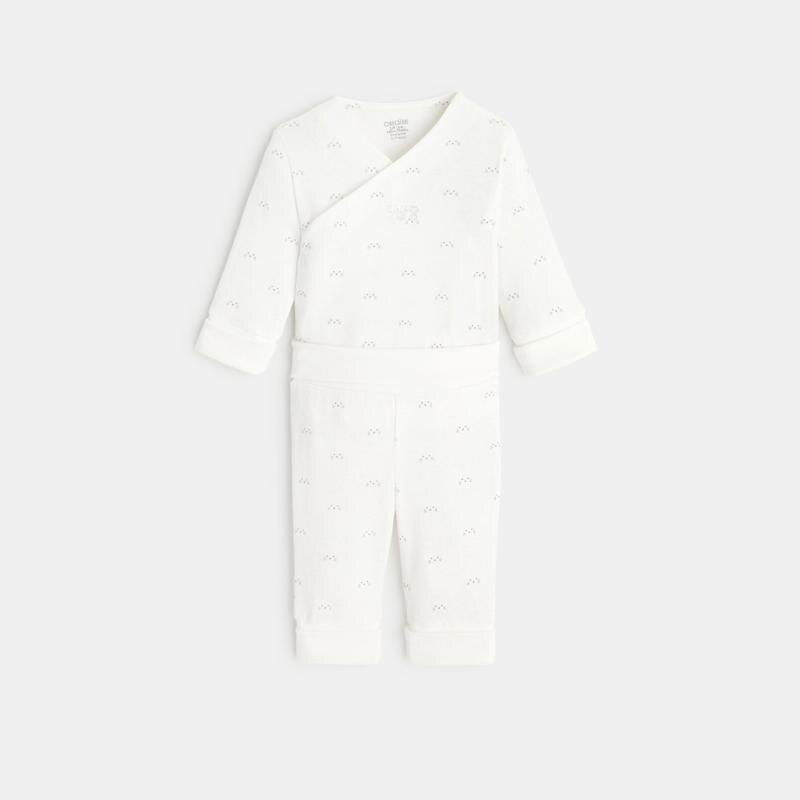 Body et pantalon évolutifs jersey chats gris naissance Gris ou noir