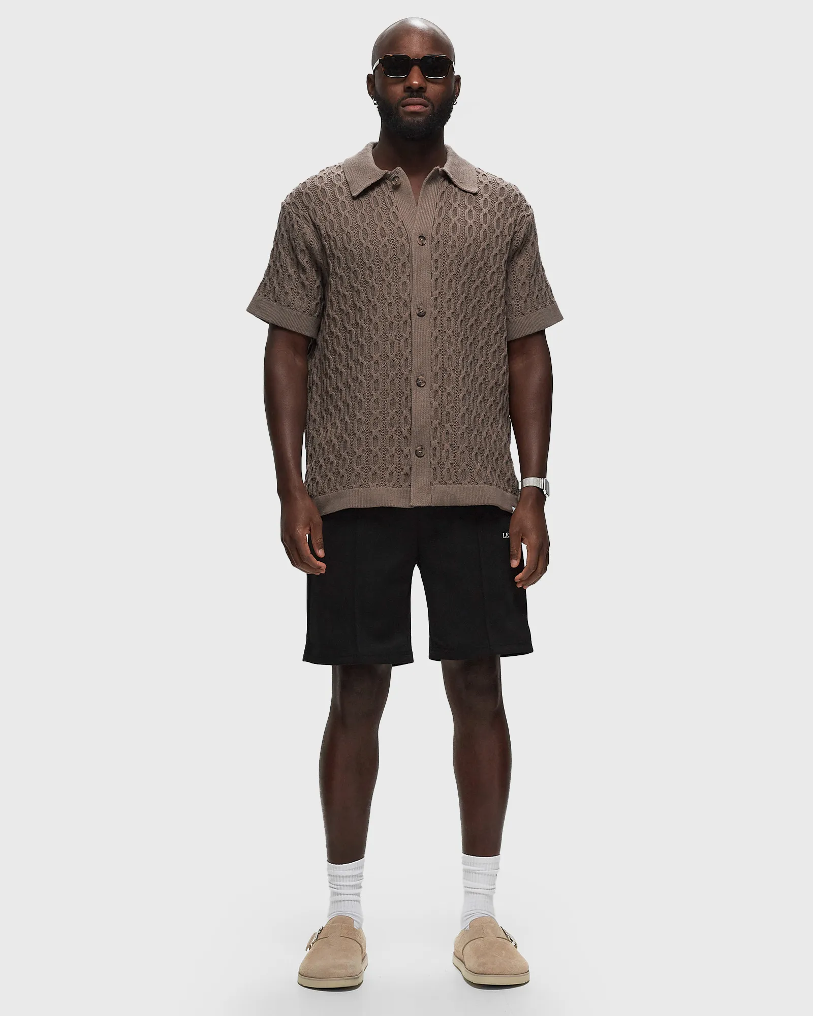 Les Deux Garrett Knitted SS Shirt
