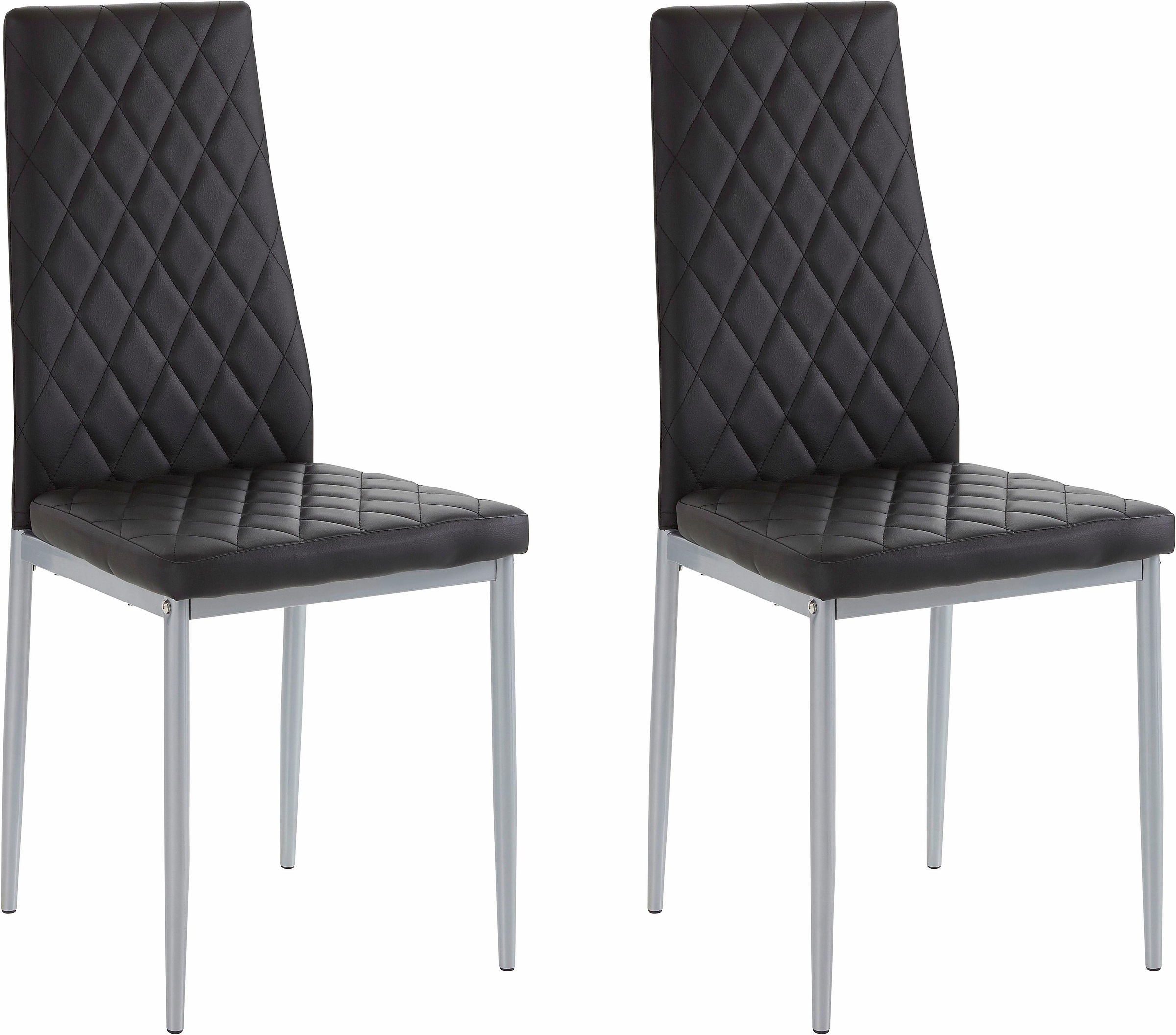 INOSIGN Essgruppe Set, 5 Stk. tlg. mit Glastisch, Breite 80 cm