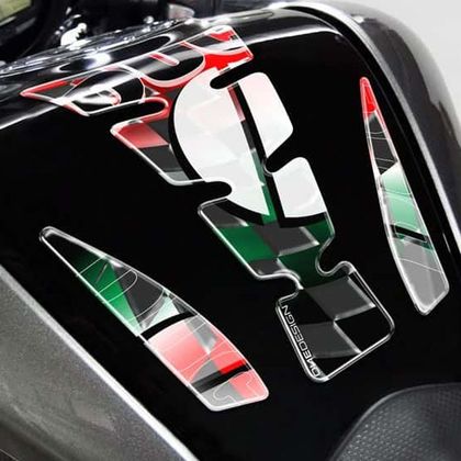 Protège réservoir Puig WINGS DUCATI Universel - Rouge