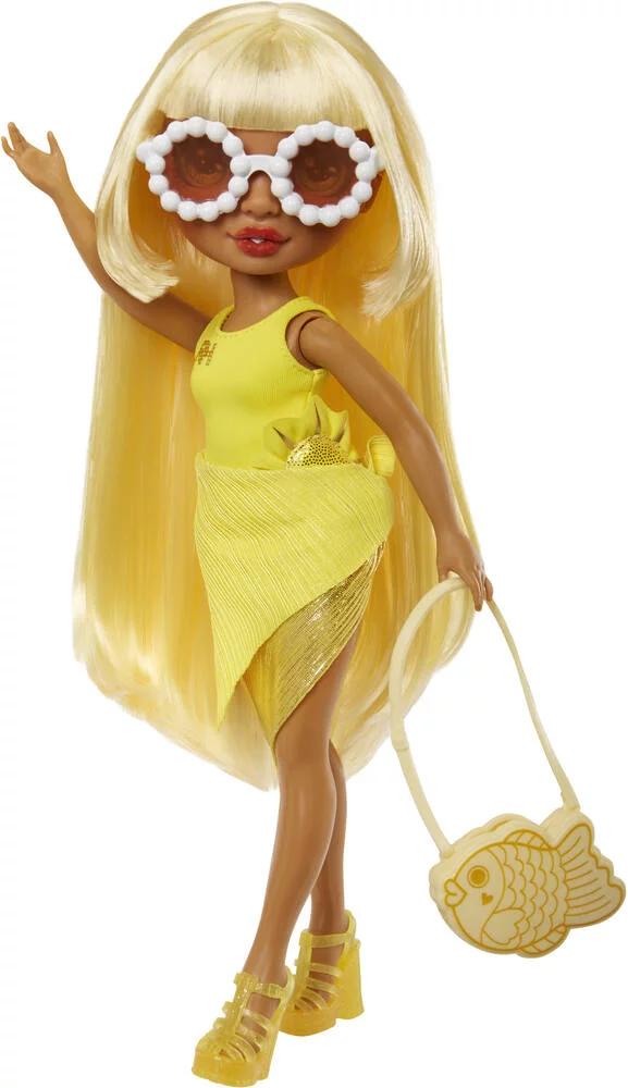 RAINBOW HIGH SWIM ET STYLE POUPEE MANNEQUIN 27CM - SUNNY JAUNE
