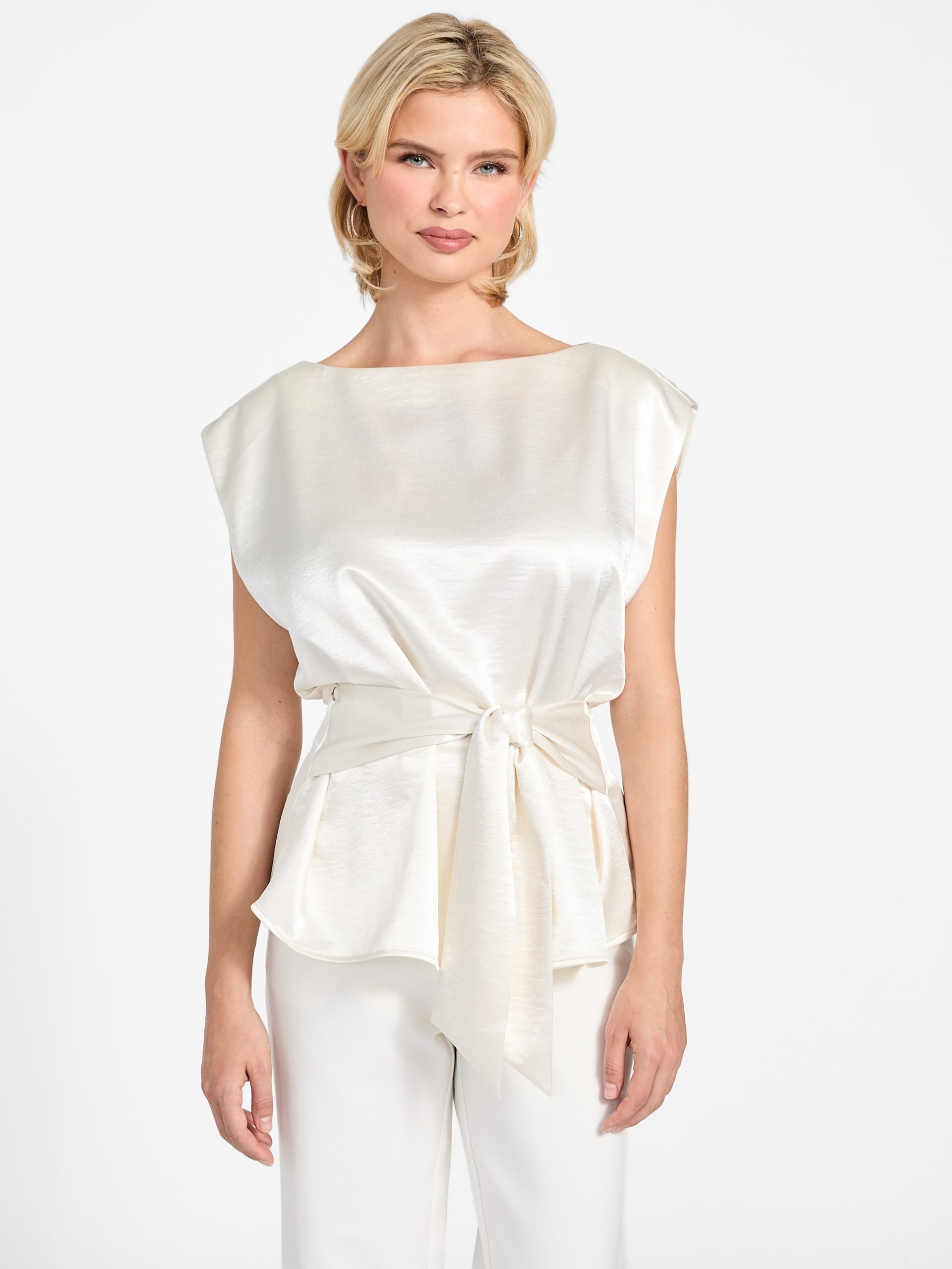 Blusa de cetim