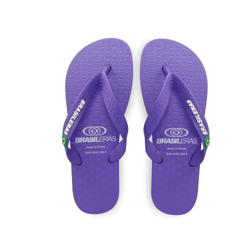 Chinelo de praia brasileiro, modelo clássico Brazil NL, fabricado no Brasil