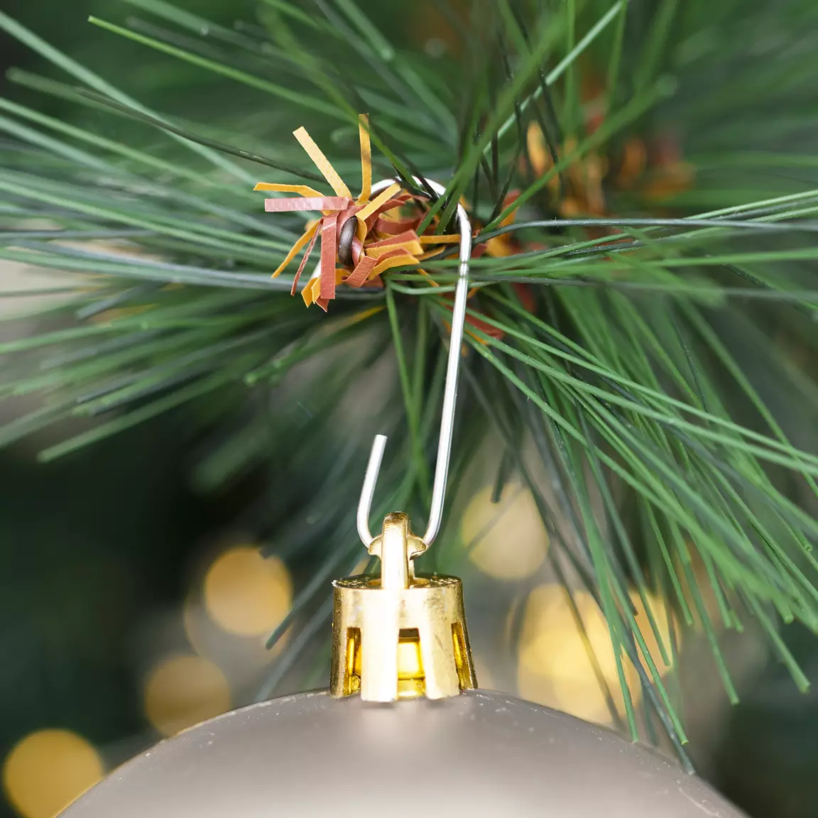 Lot de 20 boules de Noël assorties New Alpine Perle