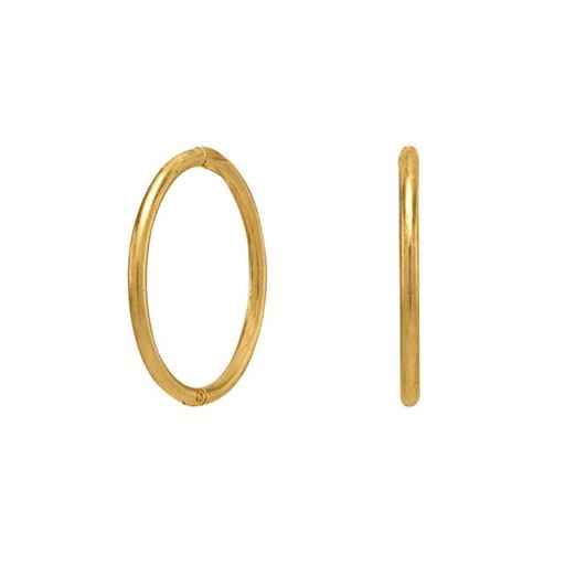 Siersbøl 8 Karat Creoler, Guld