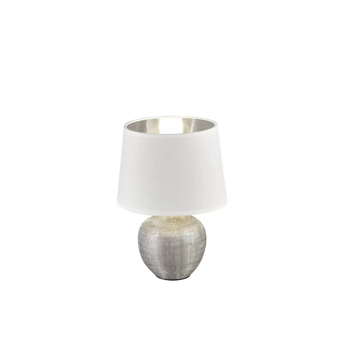 Tischleuchte Luxor silber,weiss