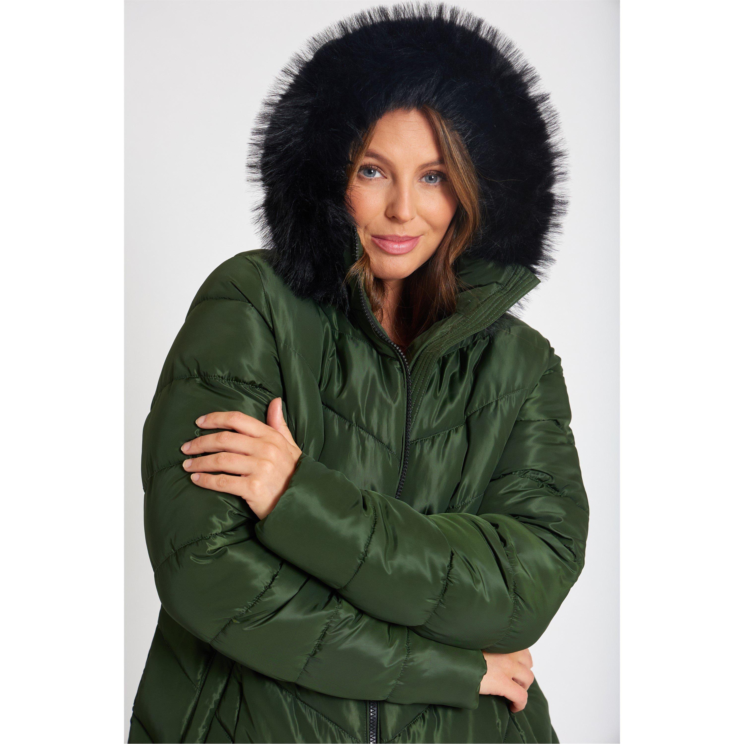 Be You Chevron Chevron Padded Coat