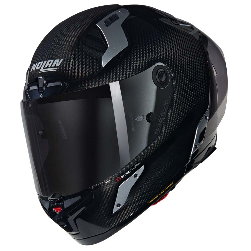 Nolan - Casque X-804 RS Ultra Carbon Argento Carbone / Argent / Brillant