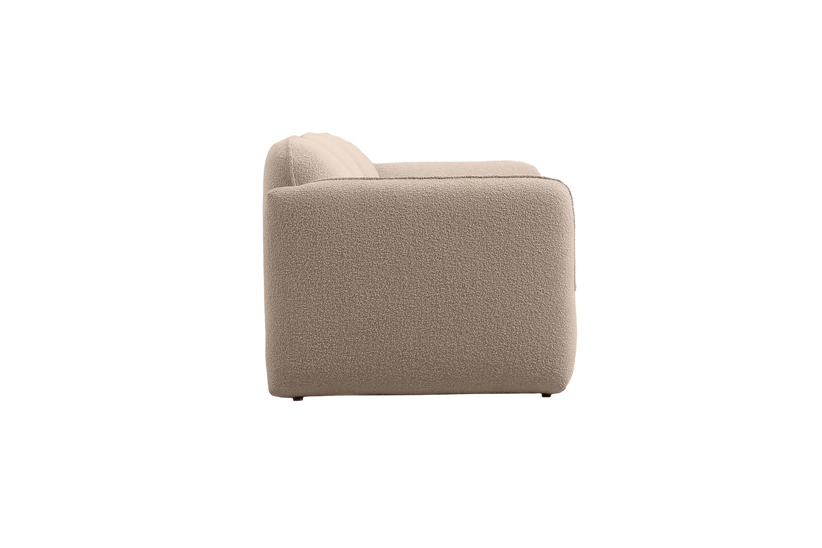 Fluff 3-seter Tekstil Copenhagen Boucle 803 Beige med sorte ben
