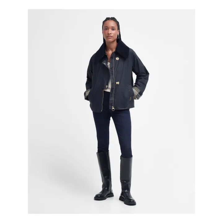 Barbour Veste Drummond Wax | Bleu marine