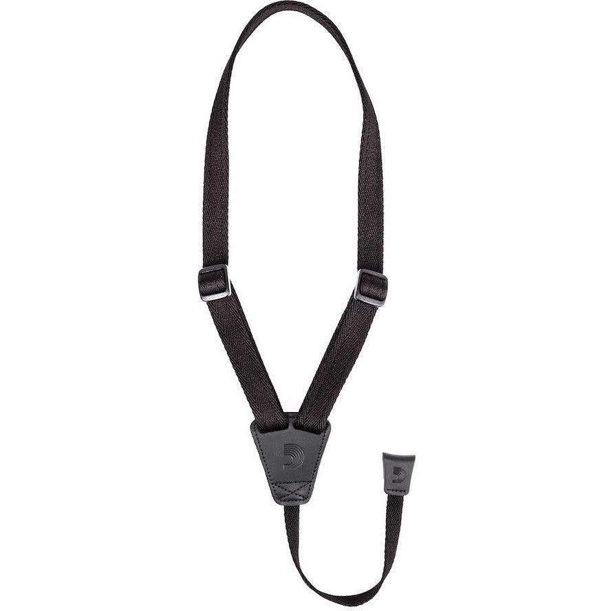 D'Addario 19UKE00 eco-comfort ukelele strap zwart