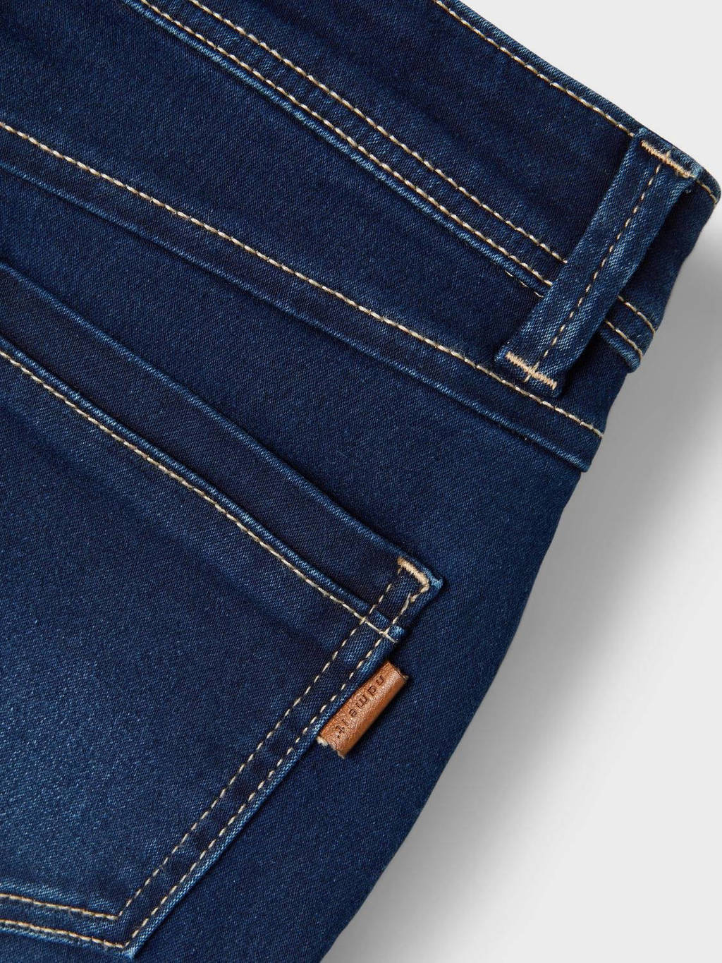 NAME IT slim fit jeans NKMSILAS dark blue denim