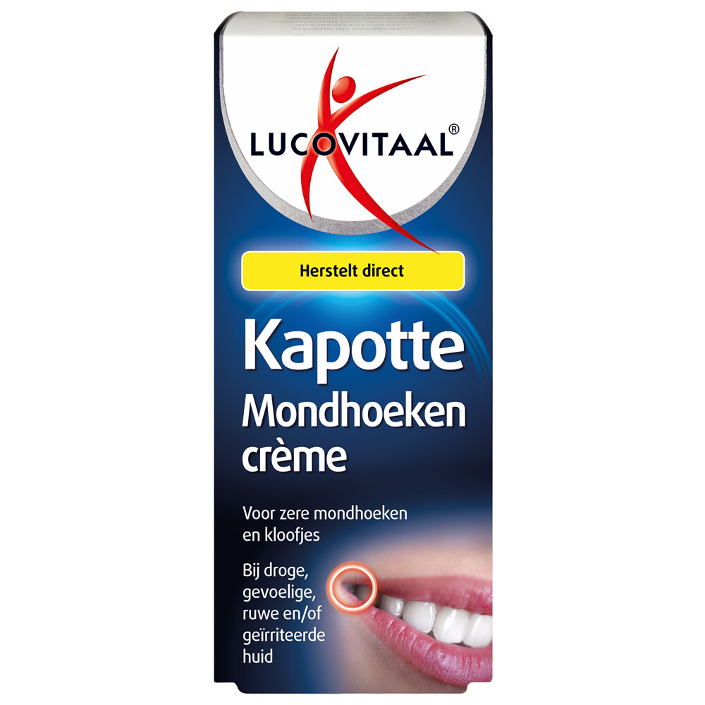 Lucovitaal Kapotte Mondhoeken Creme 15 ml