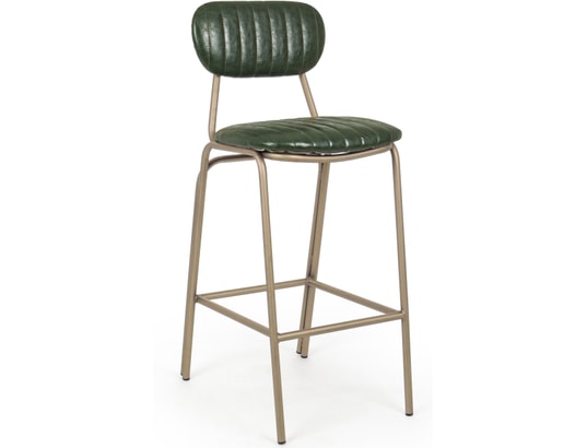 CONCEPT1 - Tabouret de bar Addy PU vert