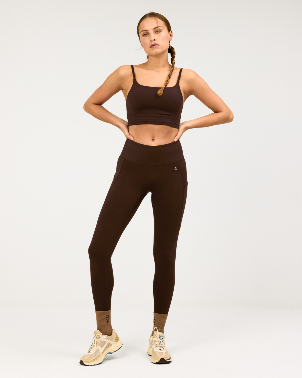 Eyda Ellie Ultralight Pocket Tights Brown
