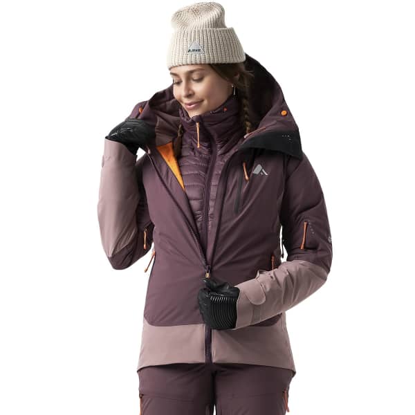 Veste de ski ORAGE W NINA HYBRID INSULATED JACKET DARK PLUM