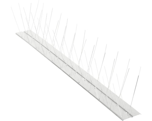 Windhager Spikes duivenafweermiddel, vogel- en duivenafweermiddel Classic, 60 cm lang x 5,8 cm, 24 aluminium spikes