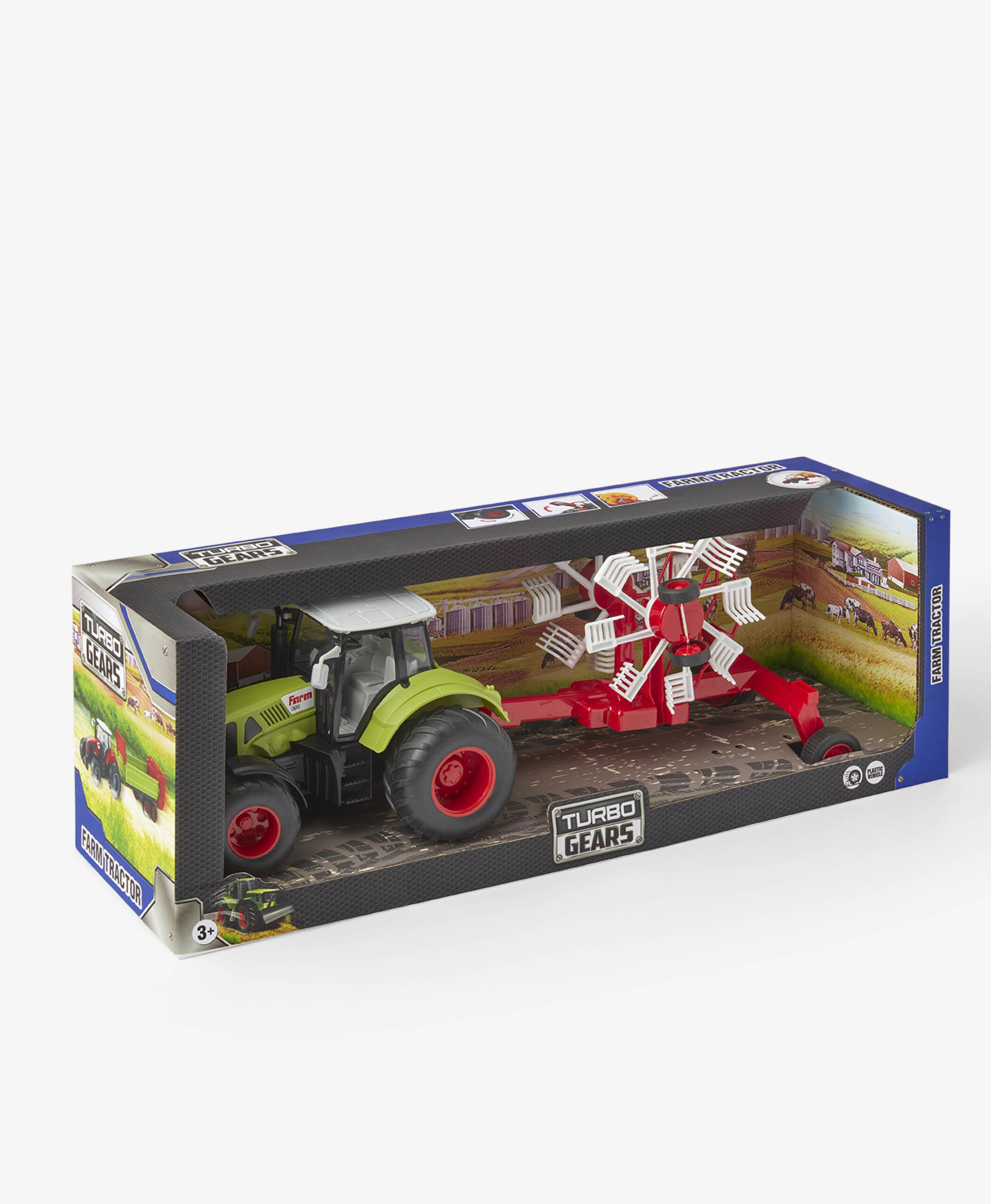 Spielzeugtraktor mit Anhänger