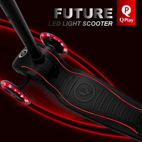 QPlay Driewieler Step met ledwielen