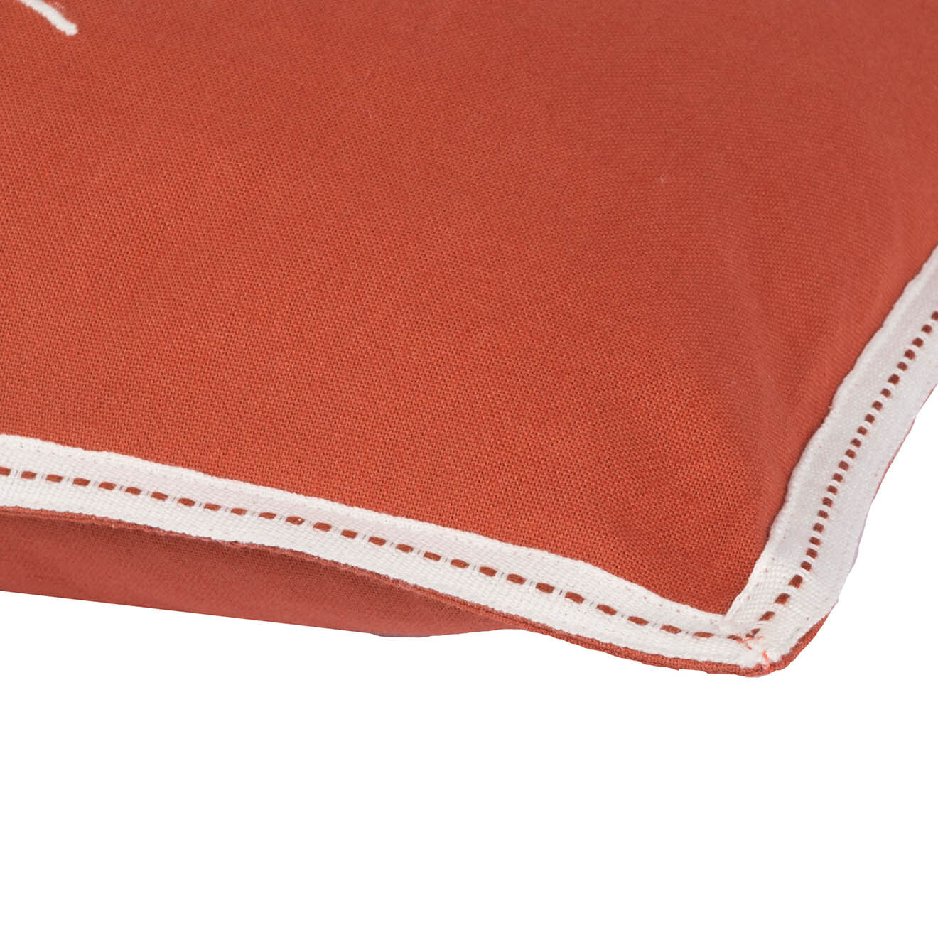 Febronie Housse de coussin Mosquito terracotta - 50x30 cm