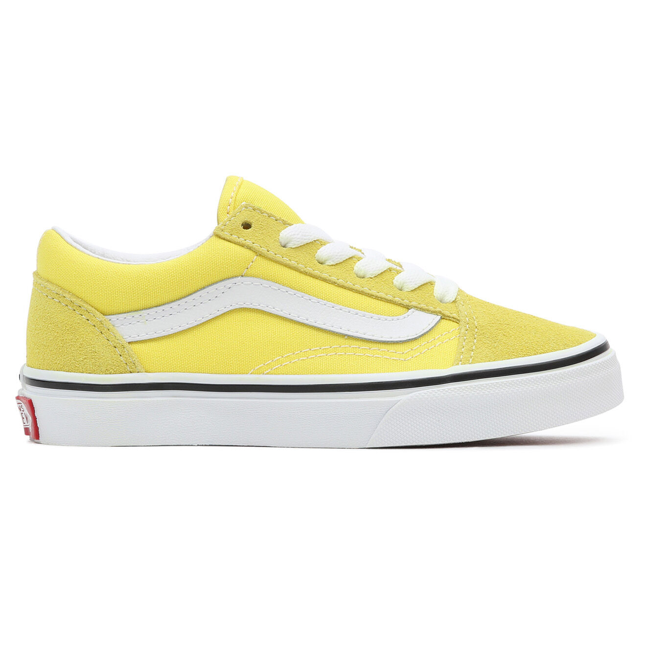 Vans Sneakers en Velours de Cuir & Textile UY Old Skool jaunes
