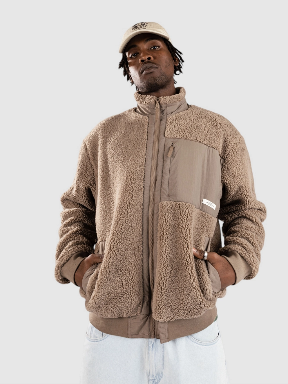 Element Oak Sherpa Jacket walnut