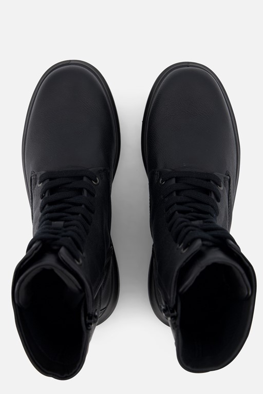 Ecco Nouvelle Veterboots zwart Leer