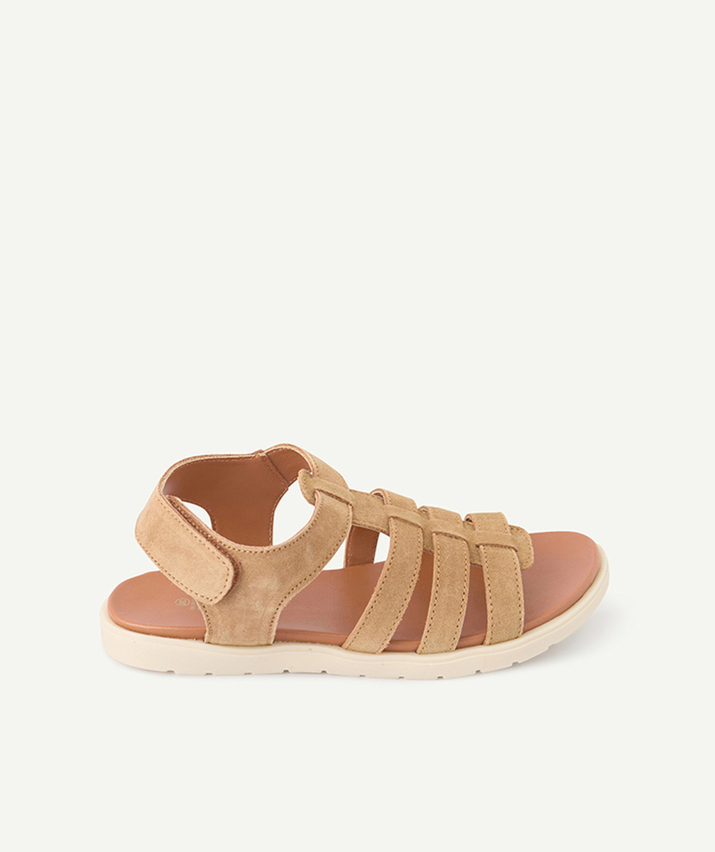 sandales garçon en cuir marrons
