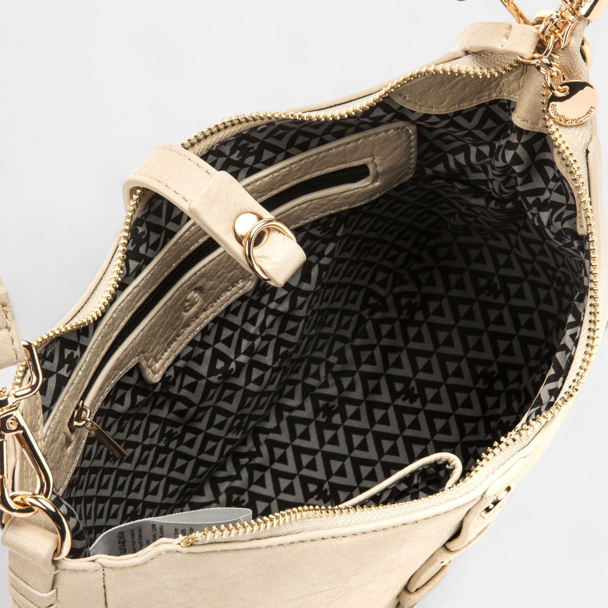 Sac bandoulière beige
