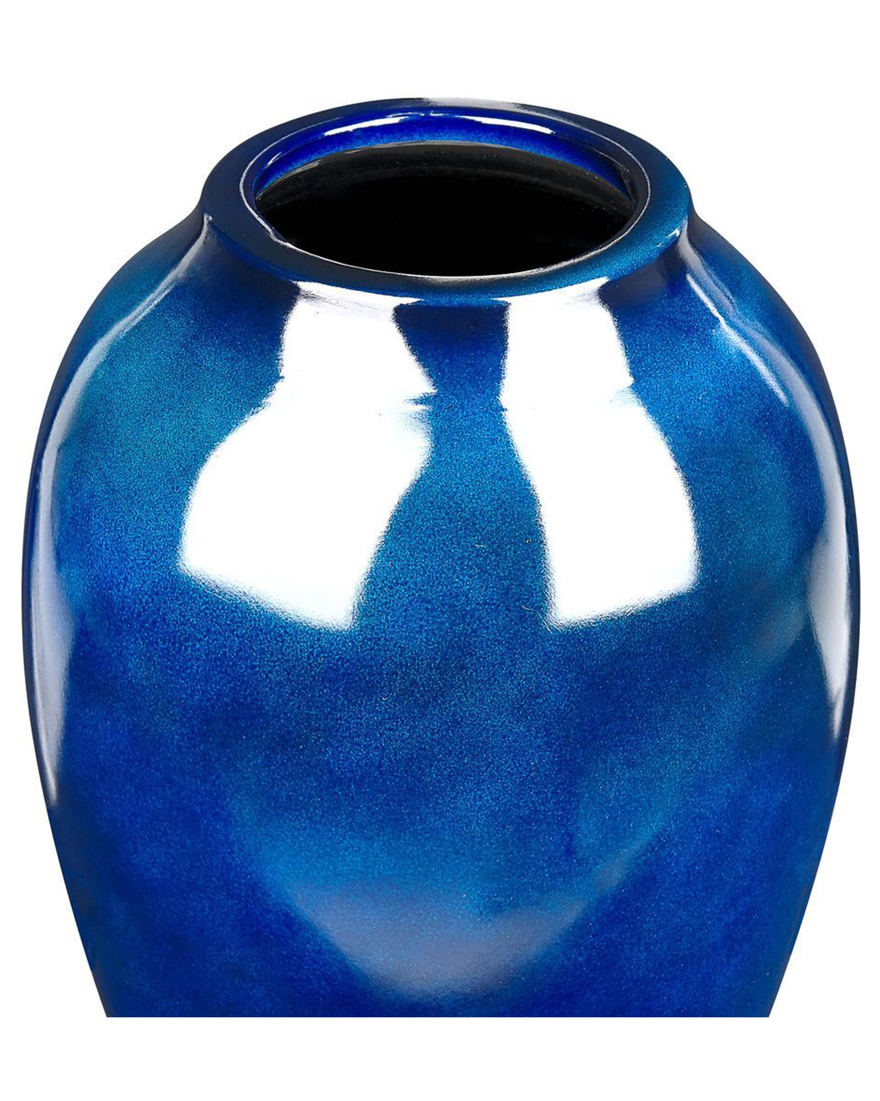 Bloemenvaas OCANA Keramiek 37 cm Donkerblauw