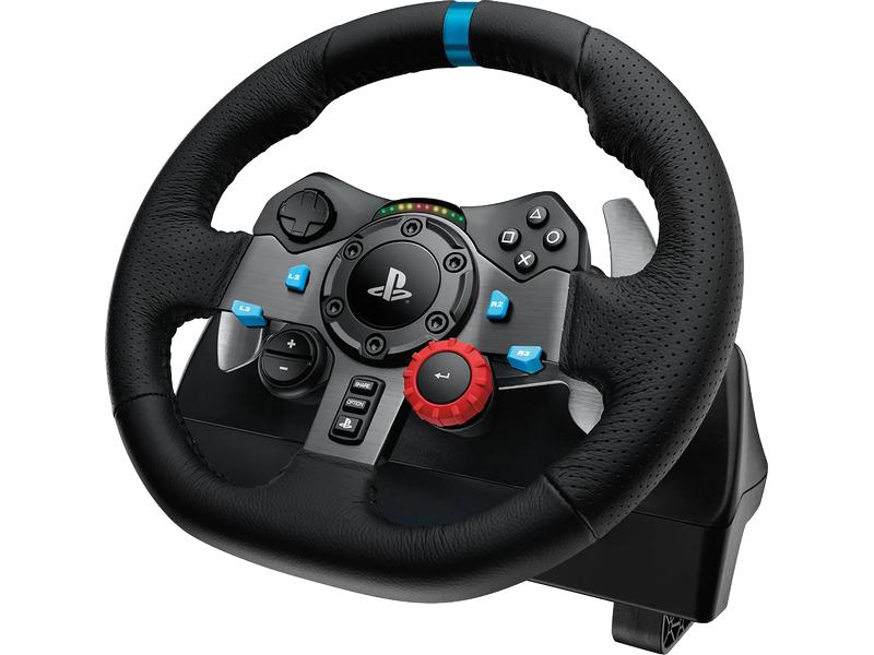 Logitech Lenkrad G29 Driving Force PS5 / PS4 / PS3 / PC Rennlenkrad und Pedale für PS5, PS4, PS3 und PC