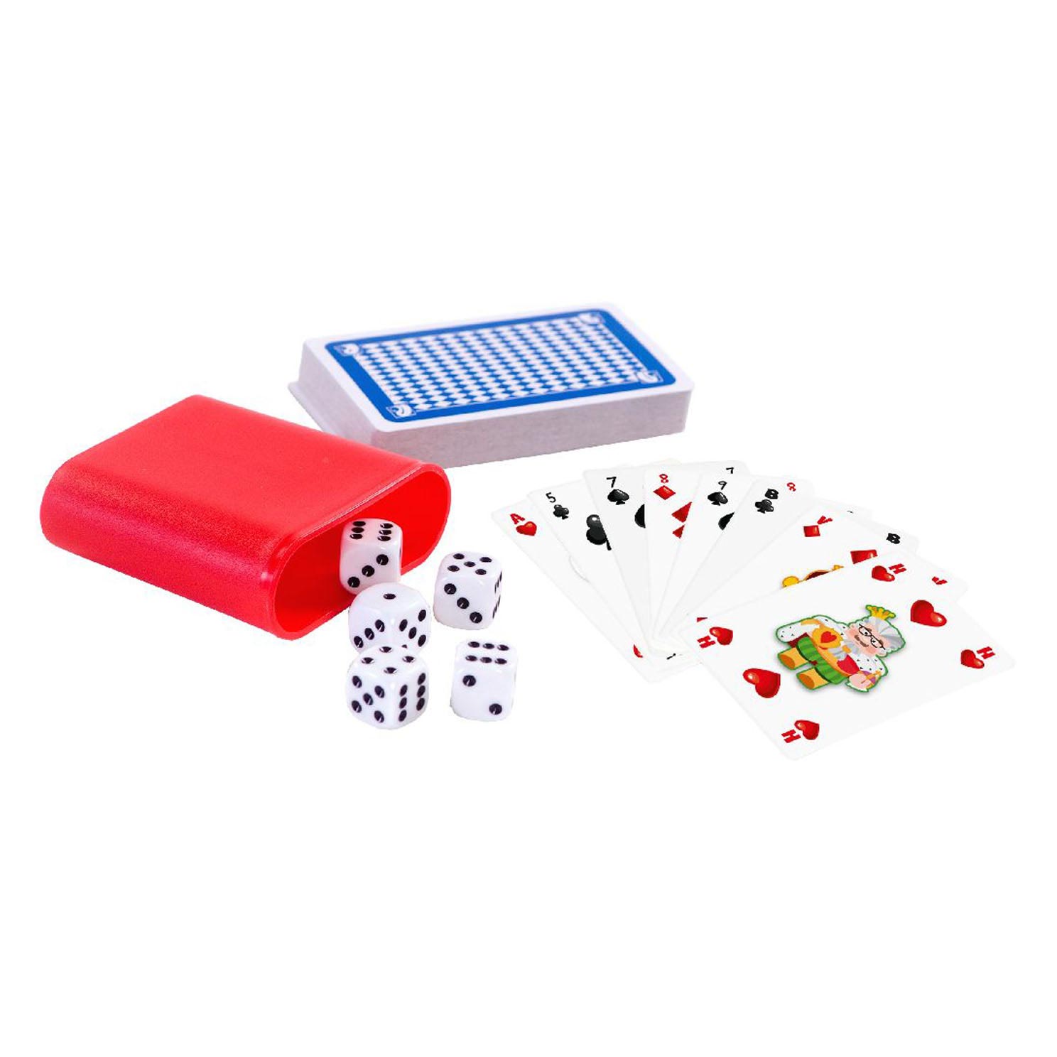 Clown Games Kids 50 Kaart & Dobbel Spellen